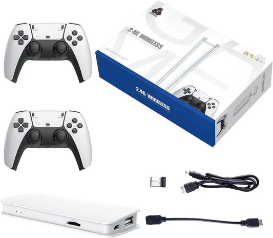 4K Pro Game Stick – 2 Players Mini TV Retro Console with 20,000+ Game