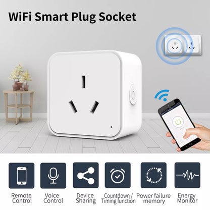 WiFi Smart Plug Socket Outlet APP Control Works with Alexa & Google