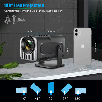 Smart Portable Mini Native 720P Android Projector