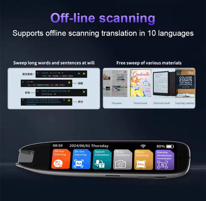 Professional Translation Pen Dictionary Text Scanning Reading Voice Translator