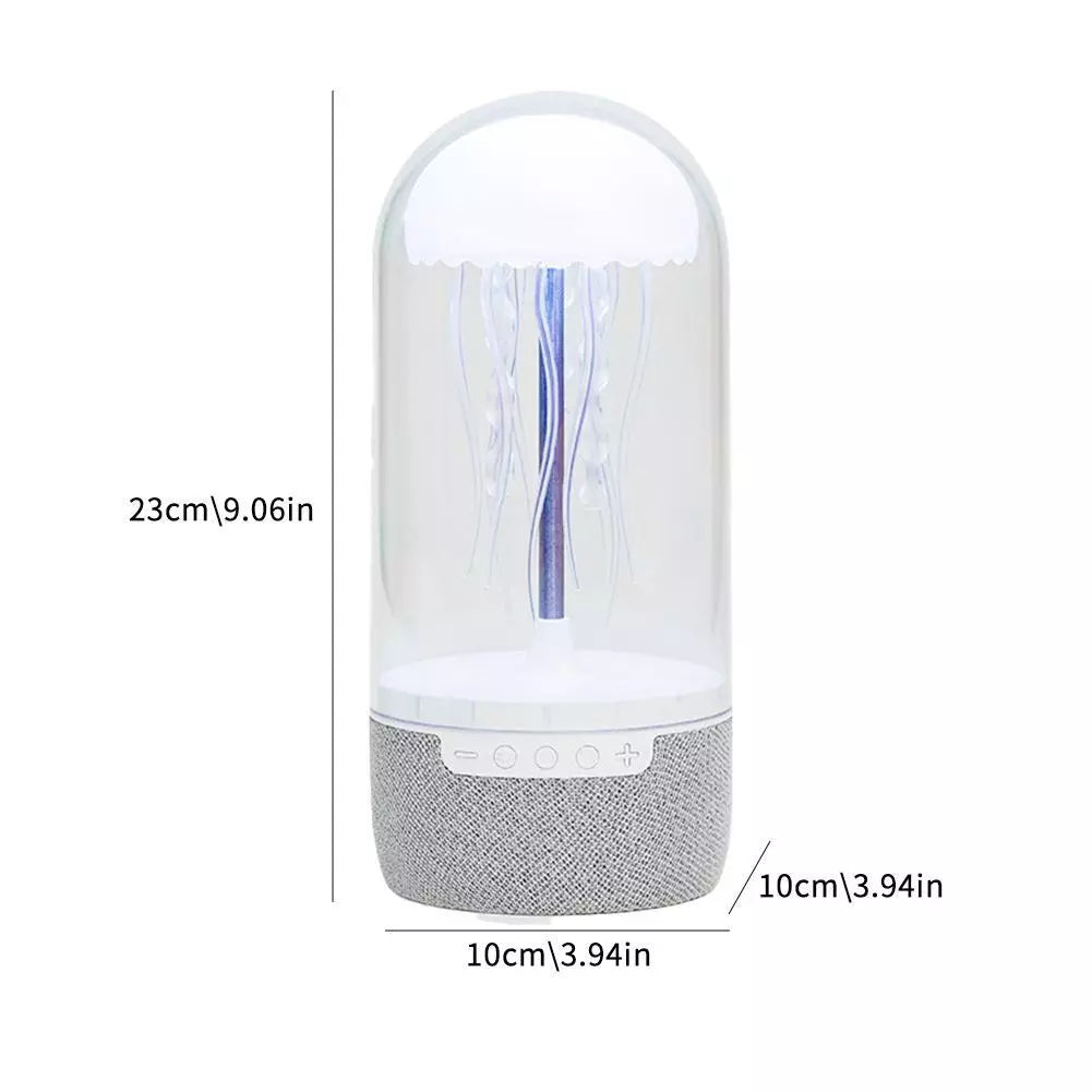 Portable Colorful Jellyfish Lamp Bluetooth Speaker,Jellyfish Mood Lamp Speaker