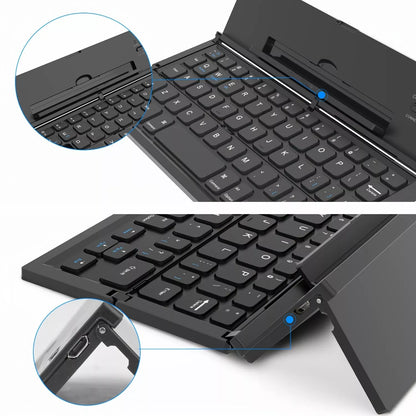 Mini Foldable Bluetooth Keyboard For iOS Windows Android