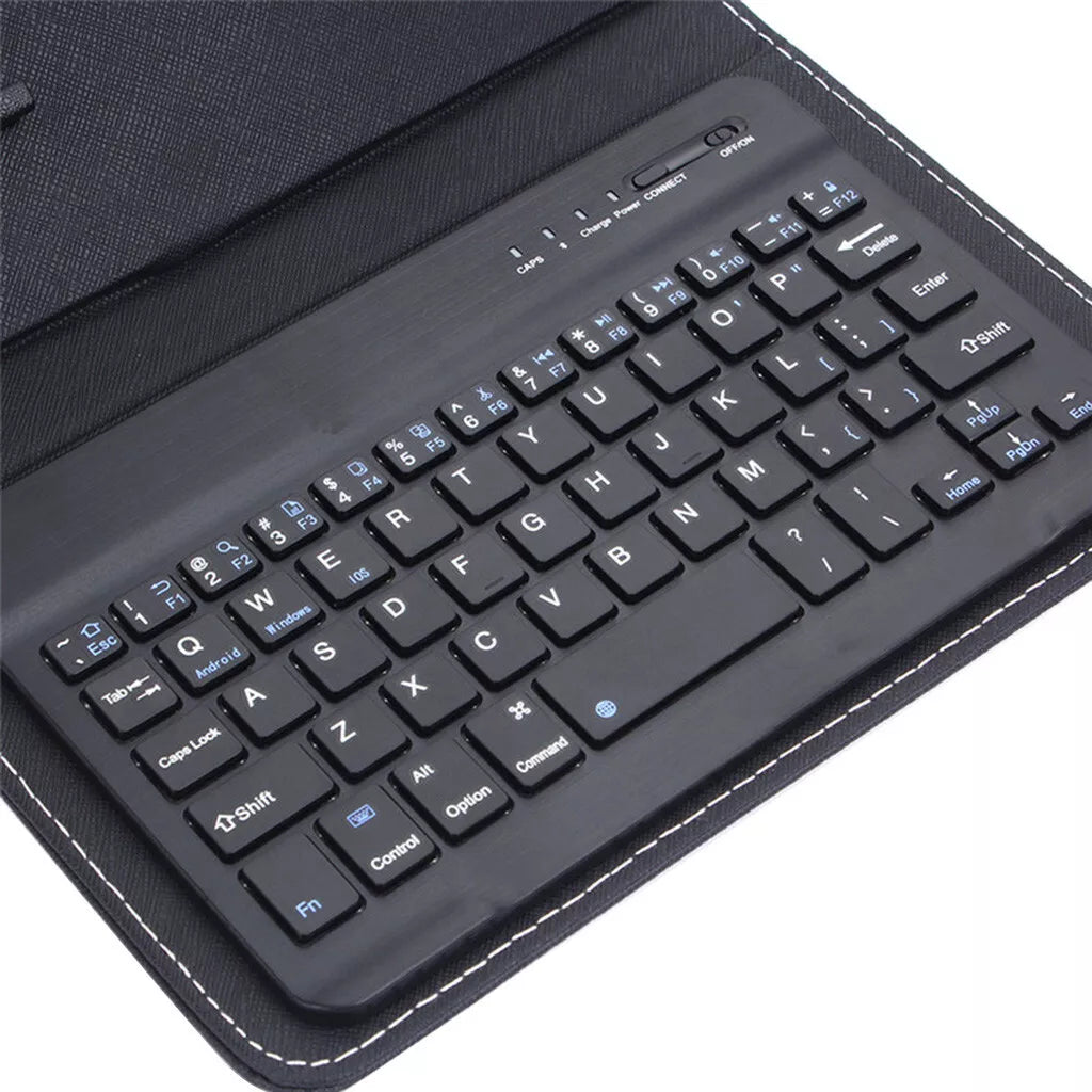 Mini-tragbare Leder-drahtlose Bluetooth-Tastatur für iPhone Android Smartphone