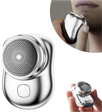 MINI rasoir électrique Portable tondeuse à barbe lame de rasage pour hommes rasoir