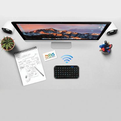 Mini clavier sans fil Bluetooth 3.0, clavier LED, chargement USB, pour PC, TV, Android, XBOX