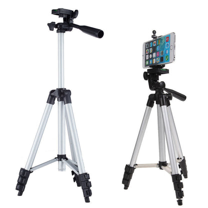 Professional Camera Tripod Stand Holder Mount for iPhone Samsung Smart Phone +Bag