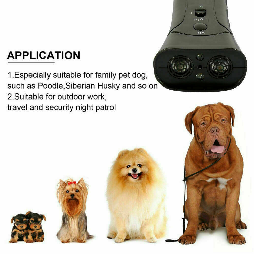 Ultrasonic Pet Dog Stop Barking Away Anti Bark Training Repeller Control Device