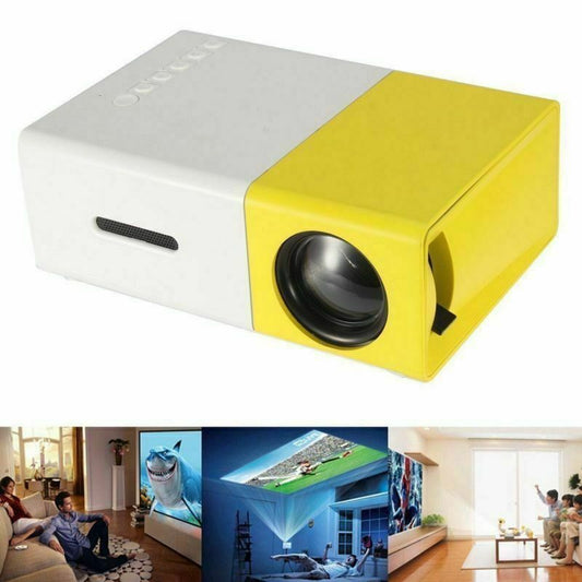 Mini projecteur de cinéma maison LED de poche HD 1080P cinéma portable HDMI USB 
