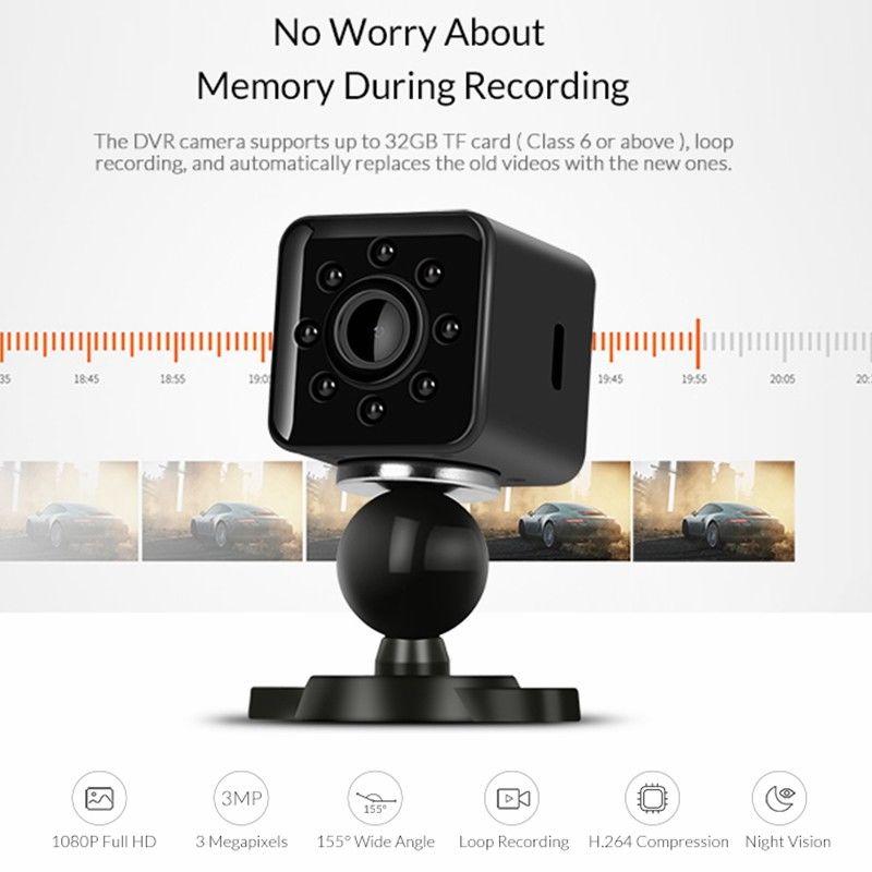 SQ13 WIFI Mini Camera HD 1080P Night Video Camcorder DVR Infrared Video Recorder