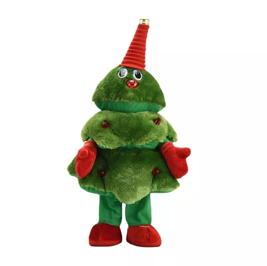 Dancing & Singing Christmas Tree Stuffed Toys Electric Music Plush Doll