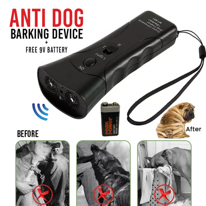 Ultrasonic Pet Dog Stop Barking Away Anti Bark Training Repeller Control Device