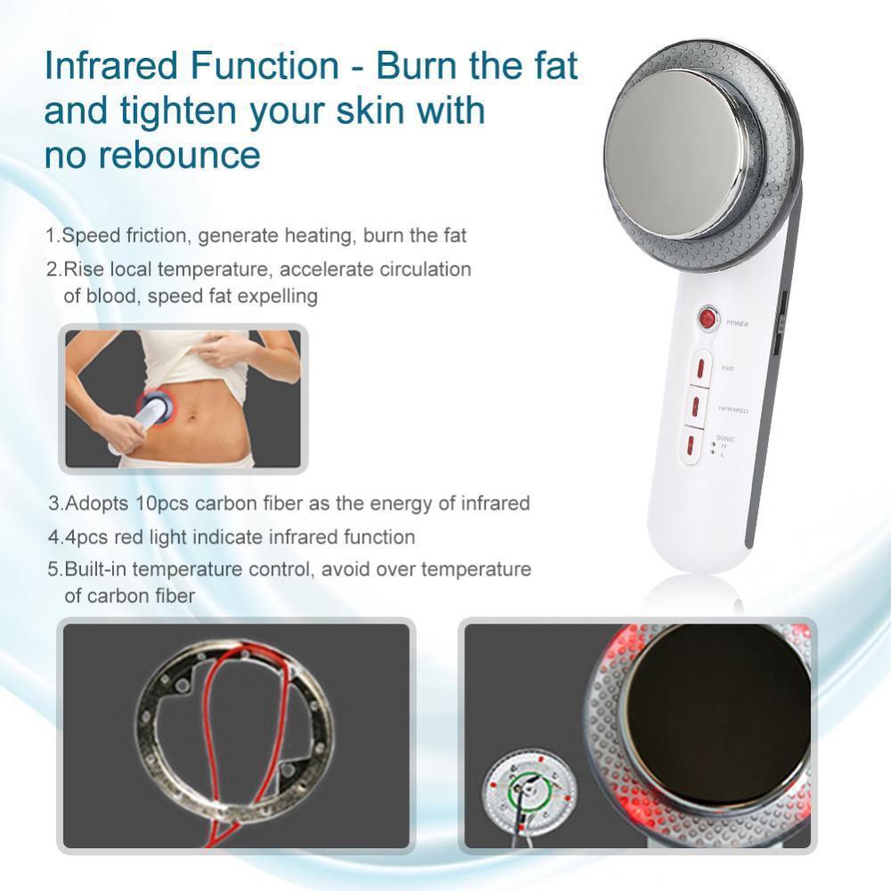 Ultrasonic Cavitation Fat Remover Body Massager Slimming Anti-Cellulite Machine