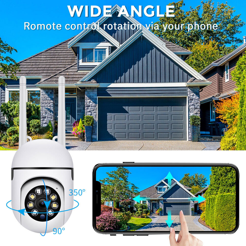 5G Wifi Wireless Security 1080P HD Camera System Outdoor Home Night Vision Camera