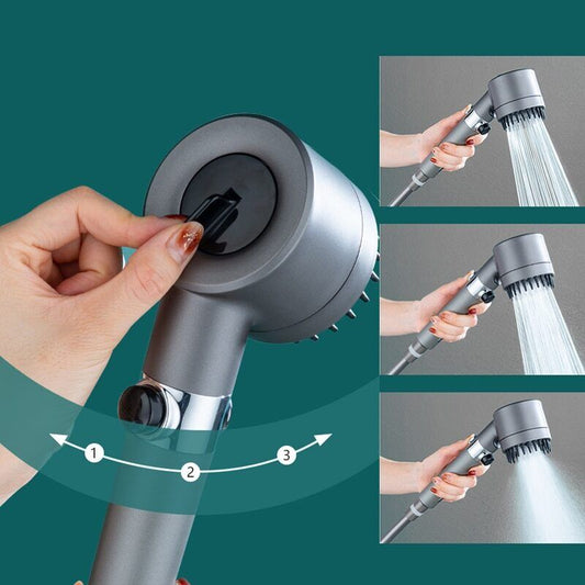 3 Modes Shower Head High Pressure Handheld Showerhead