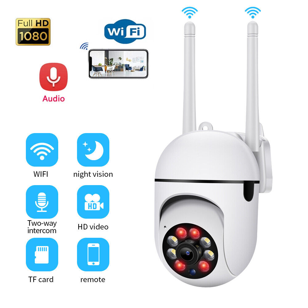 5G Wifi Wireless Security 1080P HD Camera System Outdoor Home Night Vision Camera