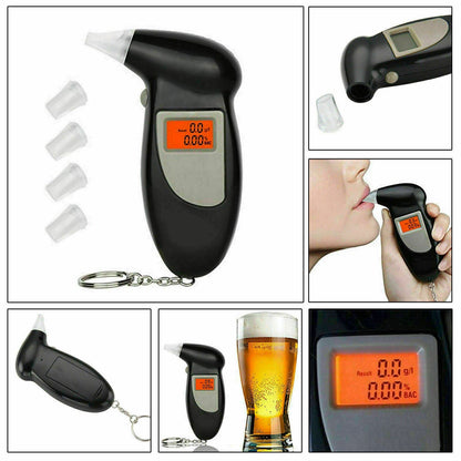 Digital Police Breath Alcohol Beer Tester Self Analyser Detector Breathalyser