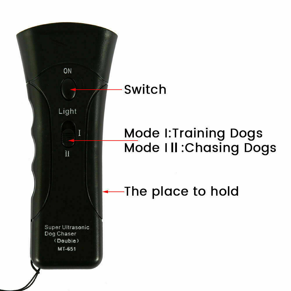 Ultrasonic Pet Dog Stop Barking Away Anti Bark Training Repeller Control Device