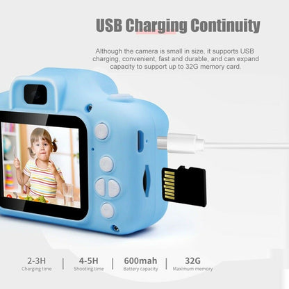 Kids Digital Mini DSLR Camera With 32G TF Memory Card