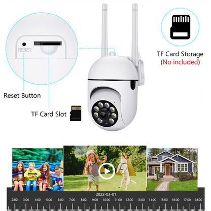 5G Wifi Wireless Security 1080P HD Camera System Outdoor Home Night Vision Camera