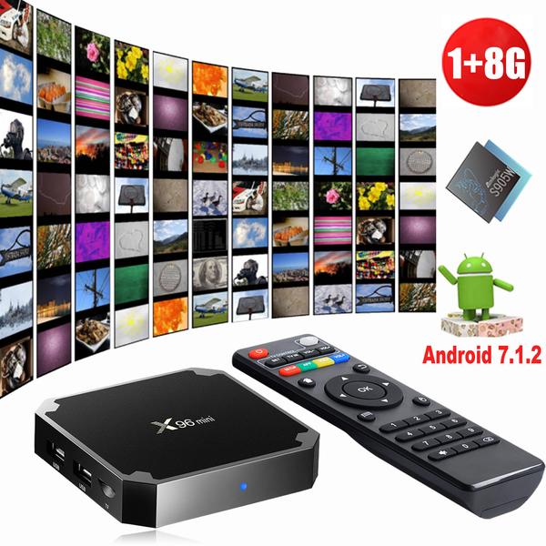 X96MINI Android 7.1.2 Smart TV BOX Quad Core HDMI 4K Media Player WIFI