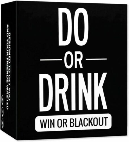 Do or Drink Win or Blackout Trinkparty-Kartenspiel