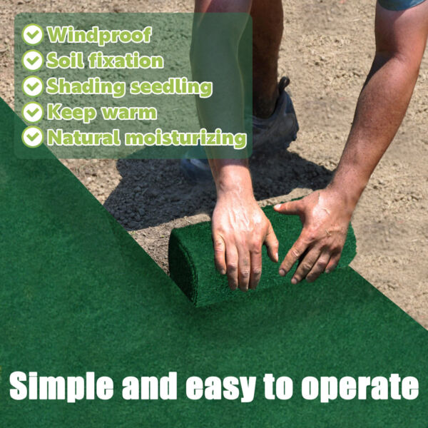 Outdoor Biodegradable Grass Seed Mat