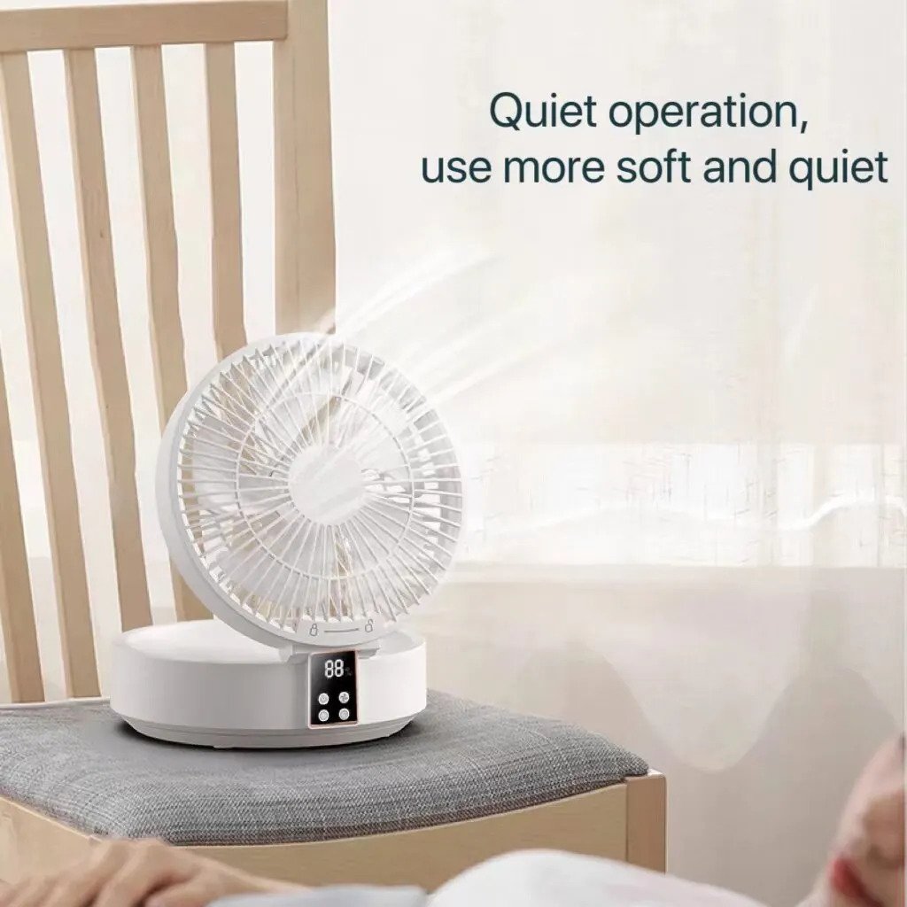 Double ventilateur de refroidissement de voiture rotatif à 360°