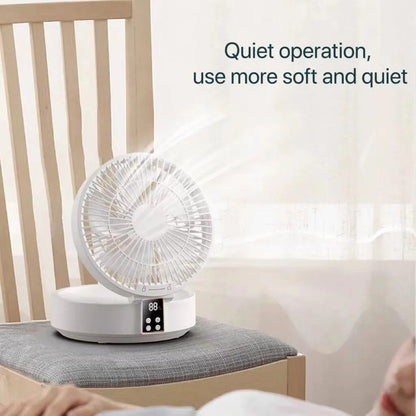 Double ventilateur de refroidissement de voiture rotatif à 360°